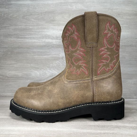 Ariat Shoes Ariat Fat Baby Boots Womens Size 9b Brown Leather